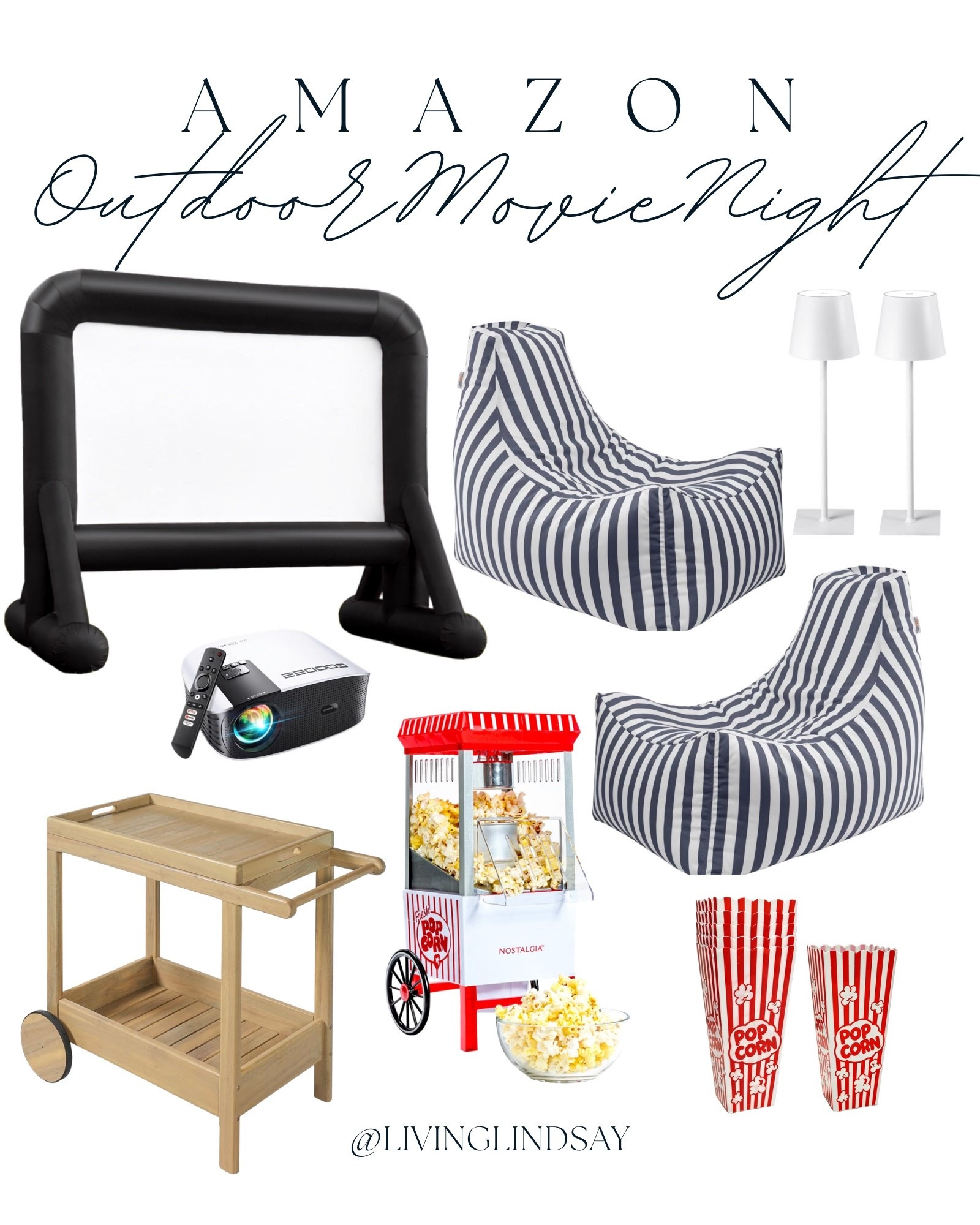Amazon outdoor movie night, outdoor projector, inflatable movie screen, backyard entertaining, summer hosting, outdoor living, patio decor, family movie night, Amazon finds, outdoor seating, popcorn machine, backyard inspiration, outdoor lighting, summer backyard ideas, entertaining essentials

#LTKHome #LTKSeasonal #LTKKids