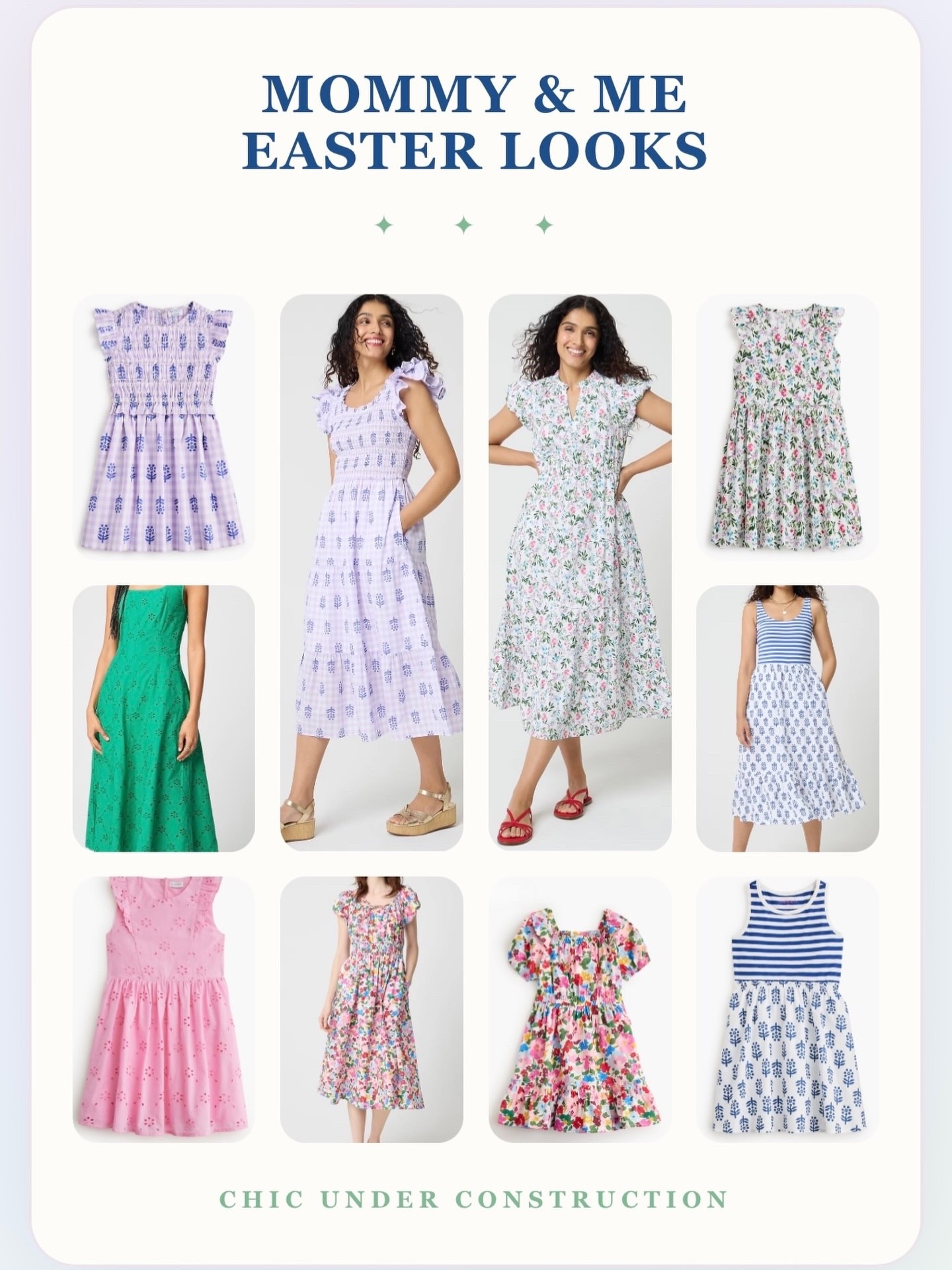 Easter looks for you AND your mini — all linked on LTK! 🐣 40% off everything + an extra 20% off when you spend $125+. Stack those savings, mama. 💛

matching outfits | easter dress | mommy and me matching | spring outfits | easter looks | matching family outfits | toddler easter outfit | girls easter dress | spring fashion | ltk sale | outfit deals | budget style | chic under construction

#easter #spring #springdresses #easterdress #mommyandme

#LTKootd #LTKSaleAlert #LTKSeasonal