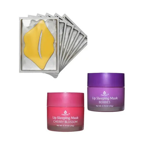 PURSONIC Lip Care Luxe Duo Hydrating Lip Masks (Pack of 6) & Lip Sleeping Mask 2 Pack in Pink at Nordstrom | Nordstrom