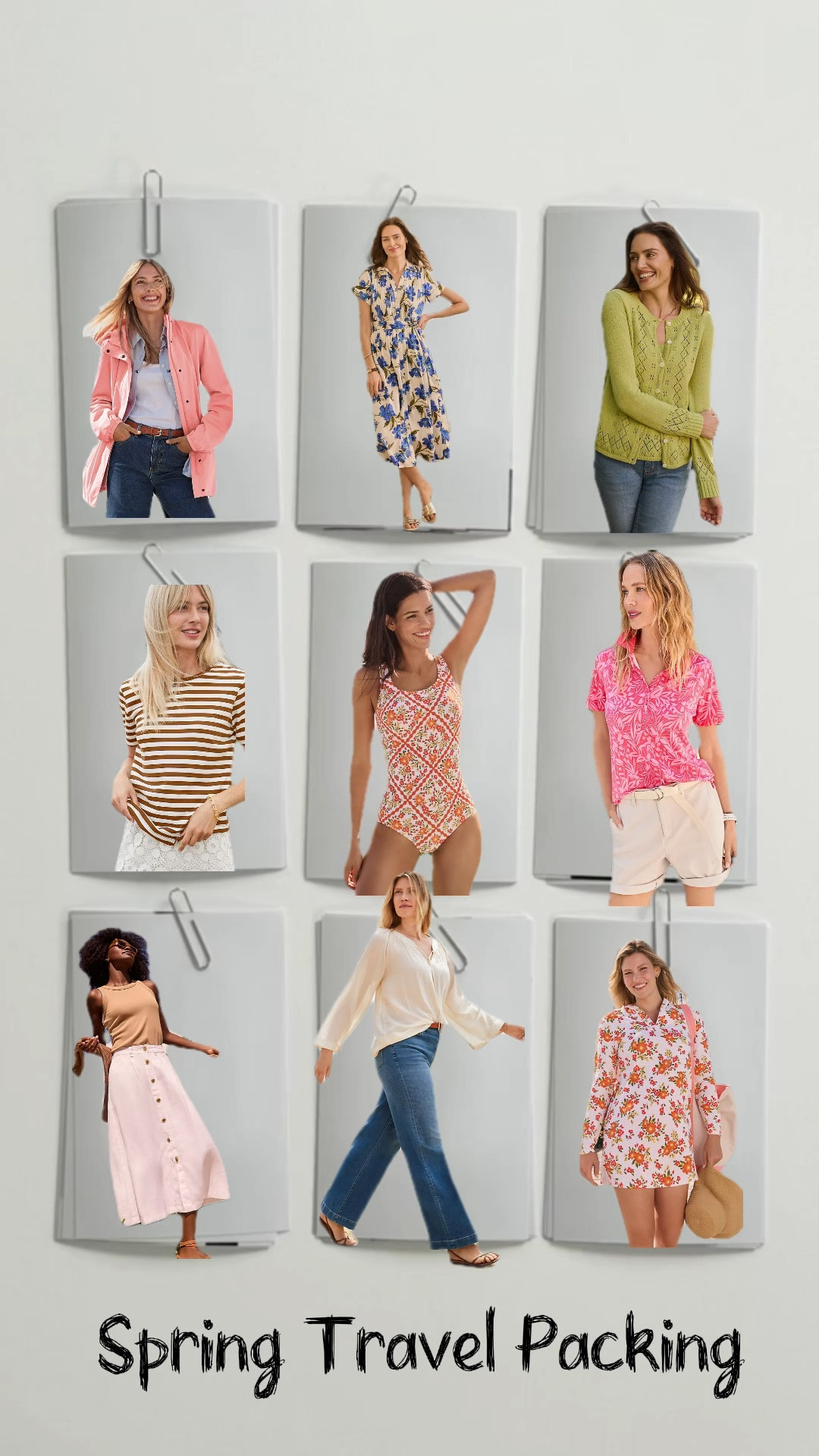 Do you have Spring Travel Plans? 
Start your packing here! Here is the perfect travel wardrobe for spring! These finds make a capsule wardrobe a well! Just add your own under garments and you are set for the beach or the desert! Drop one of the bathing suits, add another top and you are ready for a warm weather city, think Austin Texas, Madrid Spain or Oaxaca, Mexico. Most styles come in multiple colors or patterns! Spring Break. Resort Wear  

#LTKOver40 #LTKspring #LTKTravel