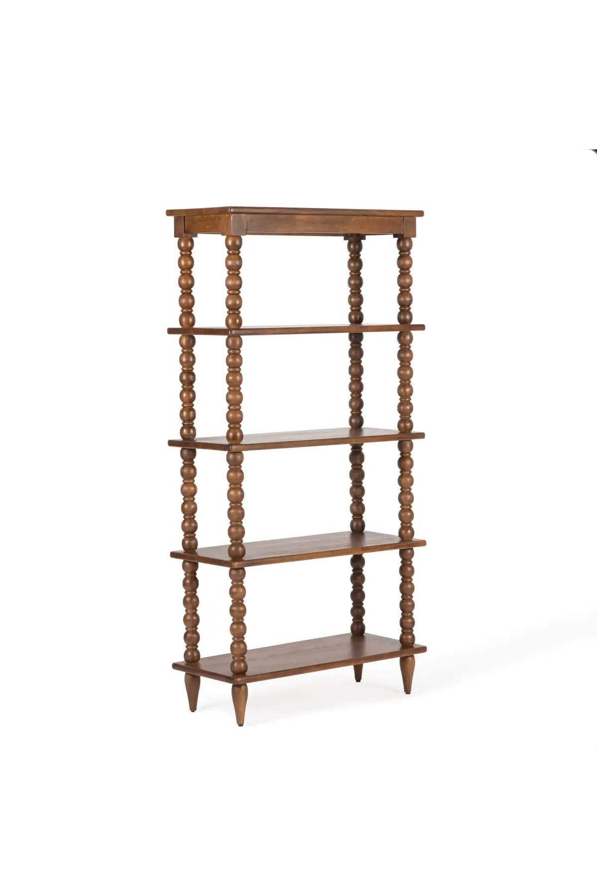 Spindle Tall Bookcase - 2 Colors | THELIFESTYLEDCO