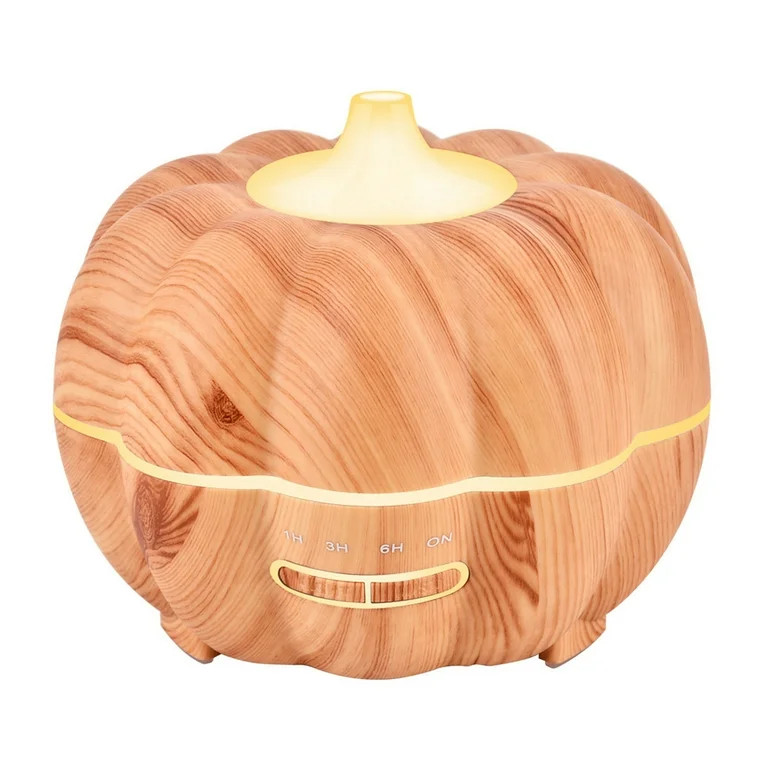 JYYYBF Halloween Pumpkin LED Humidifier 300ml Mini Cool Mist Spray Essential Oil Diffuser Air Aro... | Walmart (US)