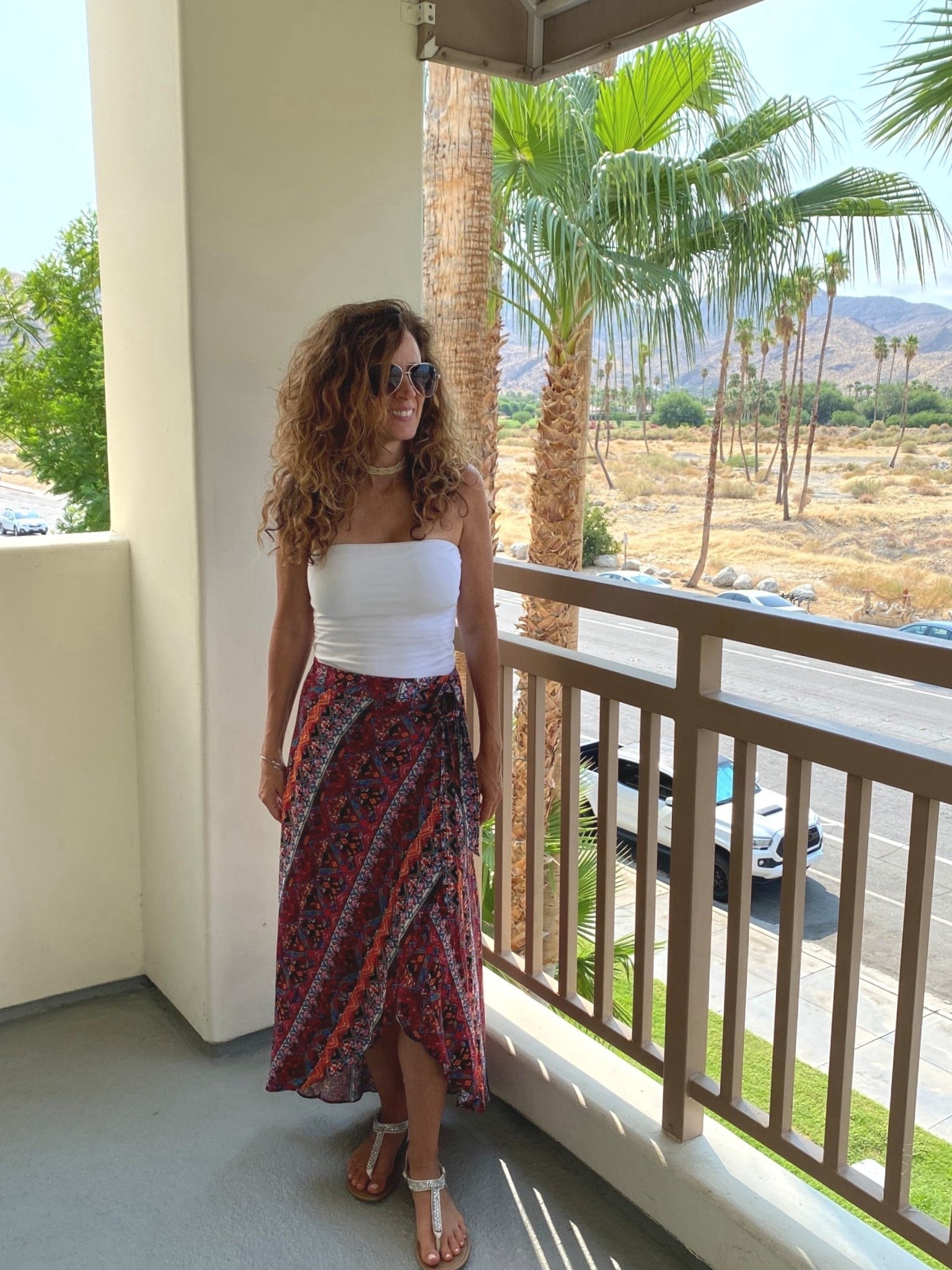 Summer Style, wrap skirt, white sandals, sunglasses and a women’s white sleeveless tube top. Perfect for travel, brunch, lunch and everything Summer 🤍

#LTKTravel #LTKStyleTip #LTKSummerEdit