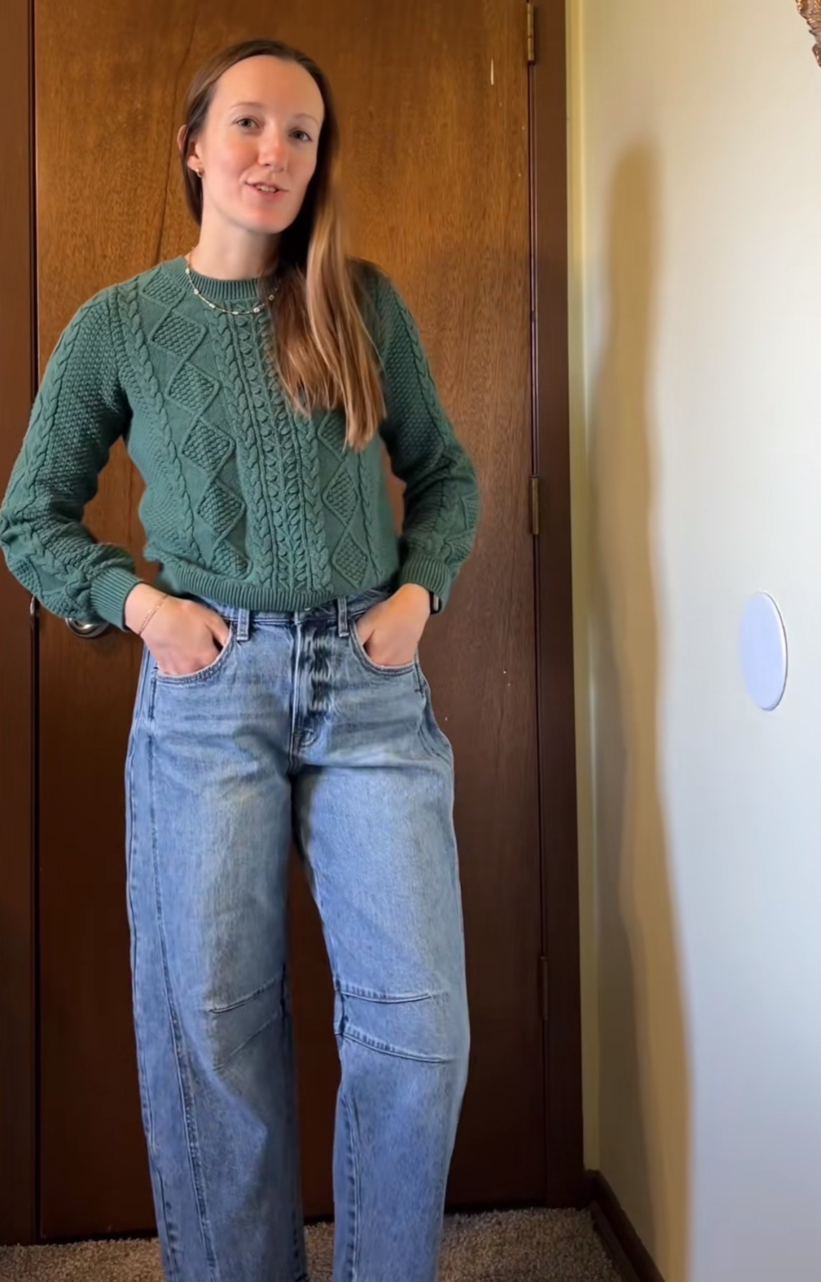 Jumping on the barrel jean trend 👖 #barreljeans 

#LTKFindsUnder100 #LTKSeasonal