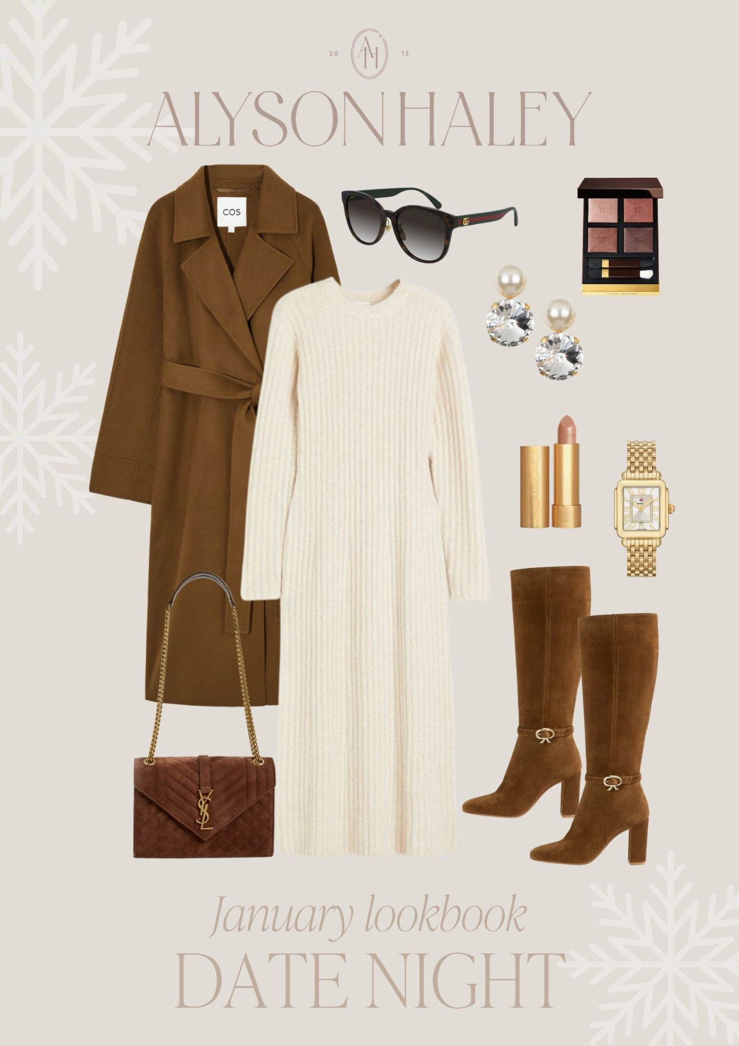 Winter date night outfit idea. Stunning sweater dress and knee high boots. 

#LTKSeasonal #LTKstyletip #LTKbeauty