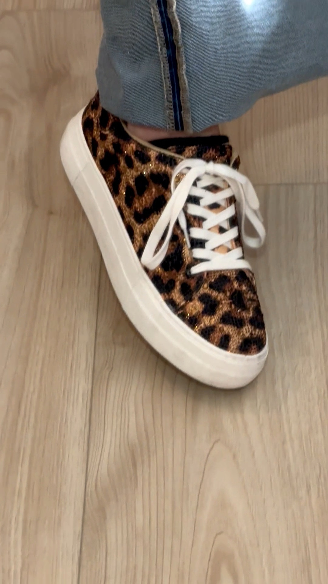 SALE on these leopard print shoes. 
Jacksonville Jaguars in the playoffs means leopard print all week 🥳🐆🏈
#NFL Game Day OOTD. #JaxJags
#football #grwm #sale

#LTKSaleAlert #LTKootd #LTKgrwm