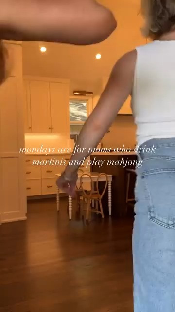 Playing mahjong all year long! 