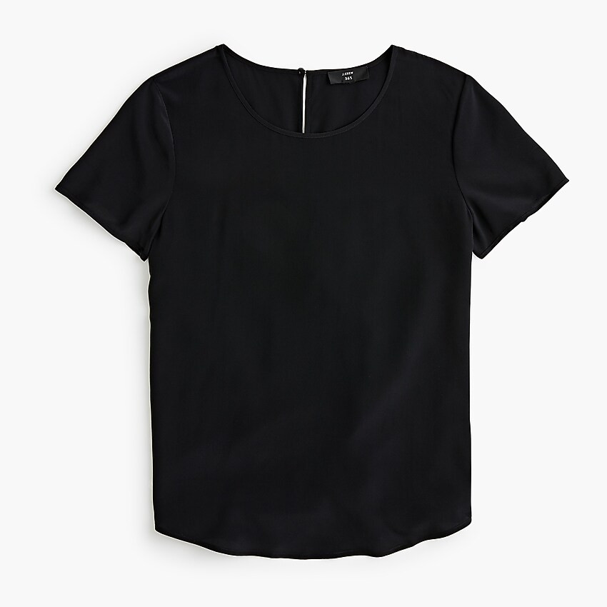 Short-sleeve tee in Re-Imagined Silk | J. Crew US