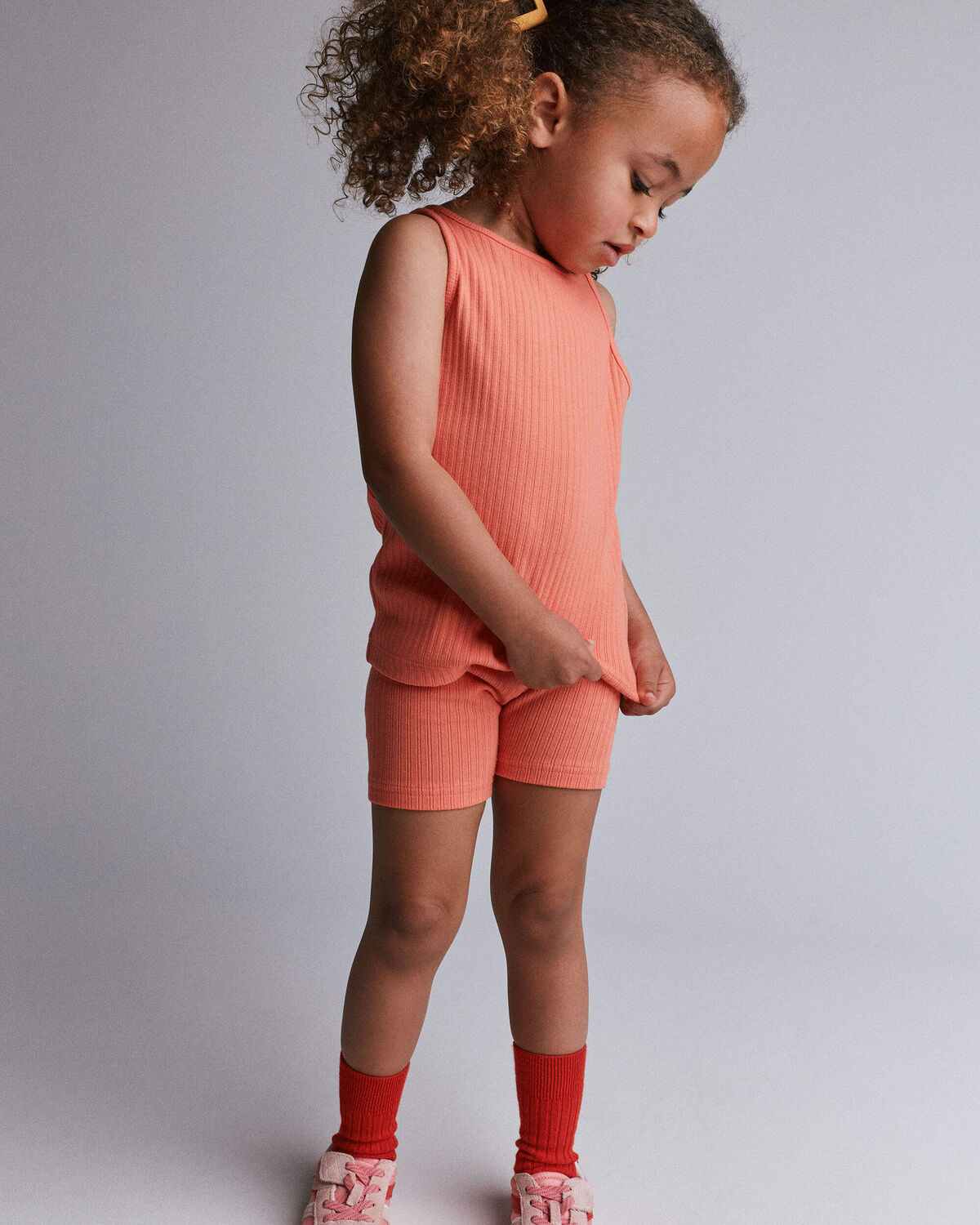 Toddler Girl Brooklyn Bike Shorts - Coral - Otter Avenue | Carter's | Carter's Inc