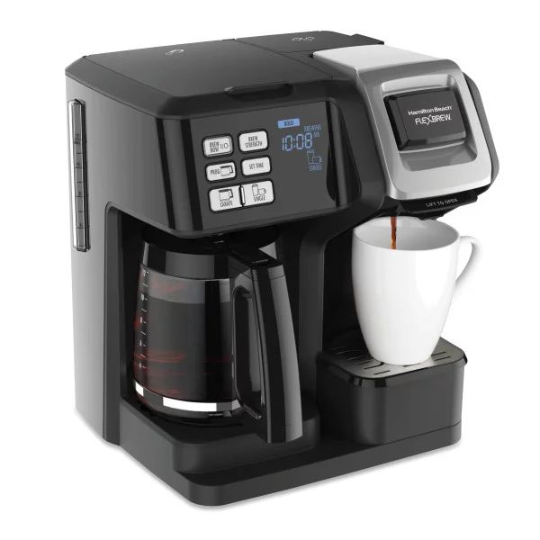 Hamilton Beach FlexBrew Trio Coffee Maker, 2-way Single Serve and Full 12 Cup Pot, Compatible K-C... | Walmart (US)