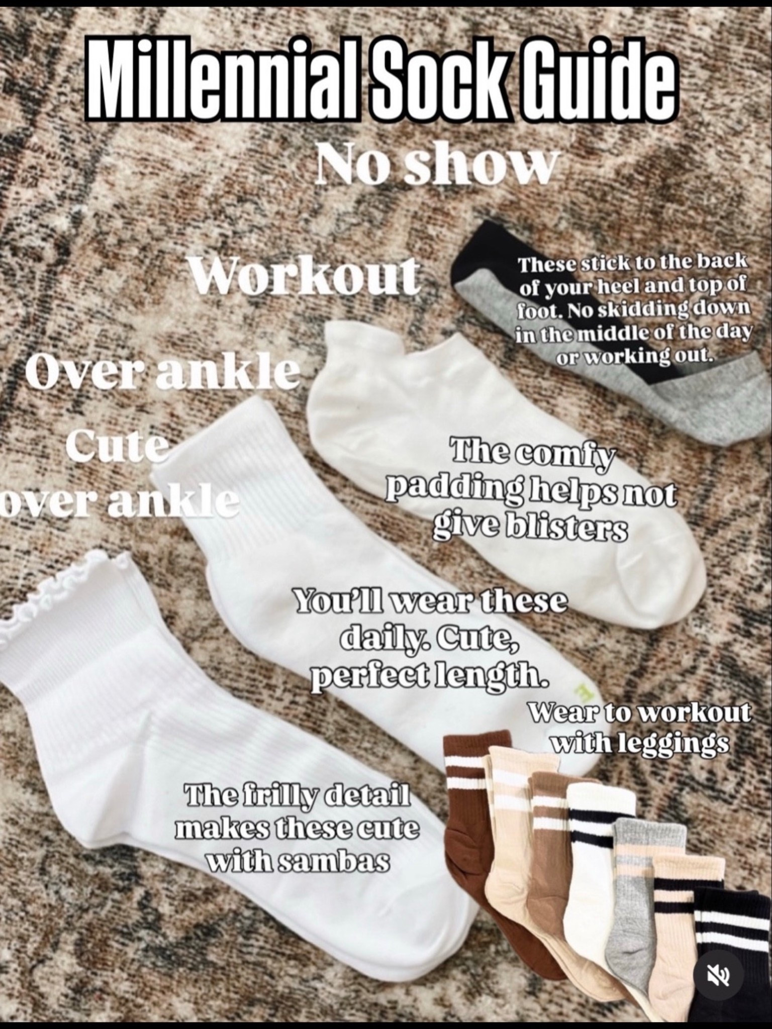 Sock must haves. Fleece lined leggings. Sports mom outfit. Track pants. Spring fashion. Spring sports mom outfit. Mock neck sweatshirt. New balance shoes. Sports. Mom. Carpool pick up outfits. Date night. Work wear. Loafers. Trench coats. Super bow Sunday outfit. Game day. Spring. Spring break. Spring fashion.  Lululemon lookalike. Camo. Fleece lined leggings. Travel outfit. Apres ski. Winter fashion. Ski. Vacation outfits beach.  Home decor. Rug. Track pants fit true to size and come in short to tall options. Winter capsule wardrobe. Hooded cape. Track pants. Faux fur Day. Love knot bag. Target. Target sale. Camo. Leopard pants. . Apres ski. Ugg. Faux fur coat. Ski. Ski outfit. Bedding refresh. cozy set. outfit. Activewear. Athleisure. Fleece lined leggings. Active wear sale. New arrivals. new arrivals. Workout set. Lululemon looks for less. . Cozy travel outfit.  sale.


