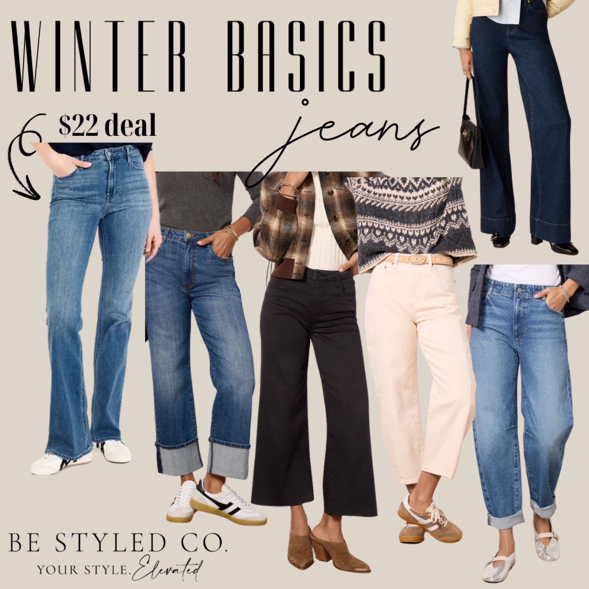 Our favorite trending jeans for winter - denim guide 

#LTKOver40 #LTKStyleTip #LTKFindsUnder100