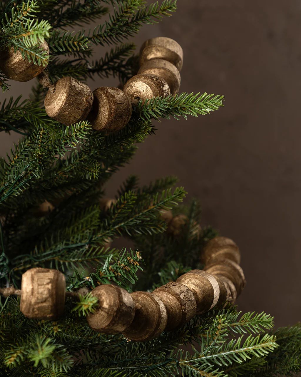 Gold Wood Beaded 5' Garland | McGee & Co.