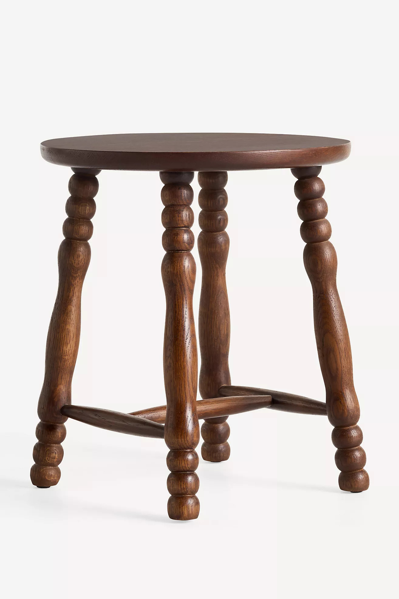 Pierre Turned Wood Stool | Anthropologie (US)