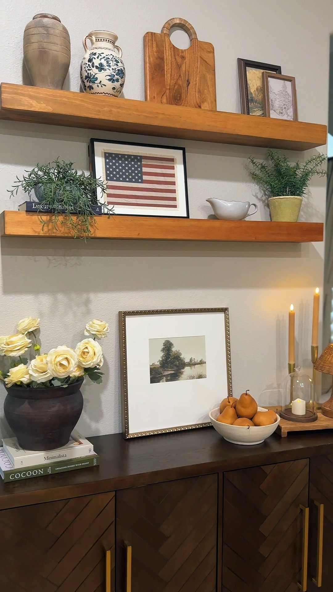 One little styling moment that makes home feel warm and collected. 🤎 Mixing vintage-inspired pieces, natural textures, and timeless decor is my favorite way to create a space that feels both cozy and elevated. 

#wayfair
#NeutralHomeDecor
#ShelfStyling
#HomeDecorInspo
#CollectedHomeStyle

#LTKHome