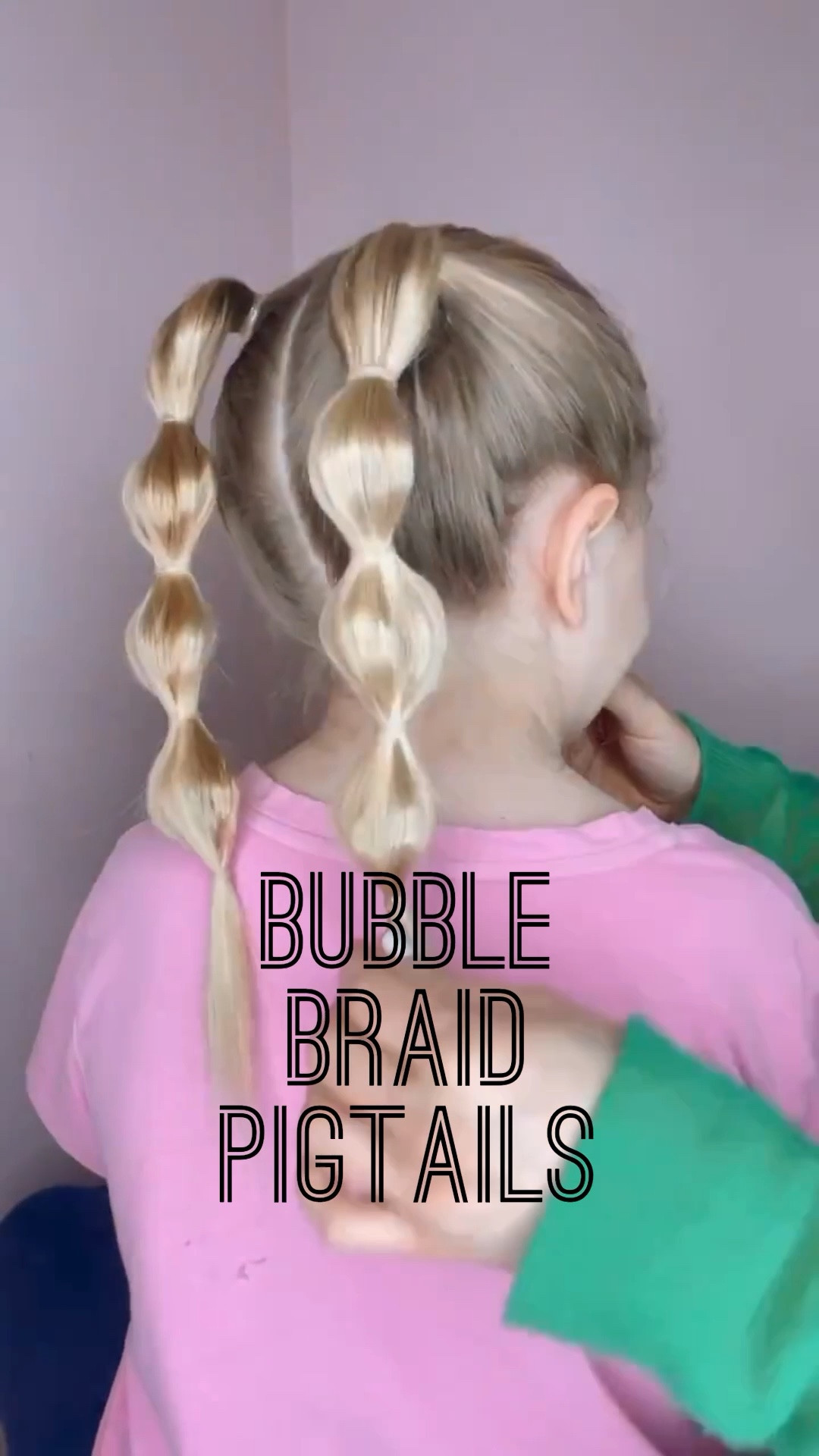 BUBBLE BRAID PIGTAILS 🩷 This is a cute summer hairstyle! How to create bubble braid pigtails! I’m also sharing our favorite hair products! Love for you to follow us for daily hairstyles!