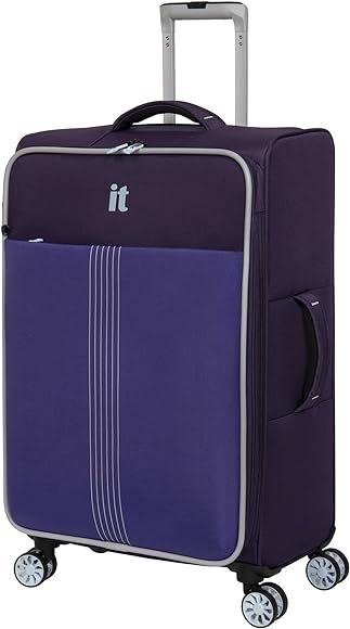 it luggage Filament 28" Softside Checked 8 Wheel Expandable Spinner, Purple/Lilac | Amazon (US)