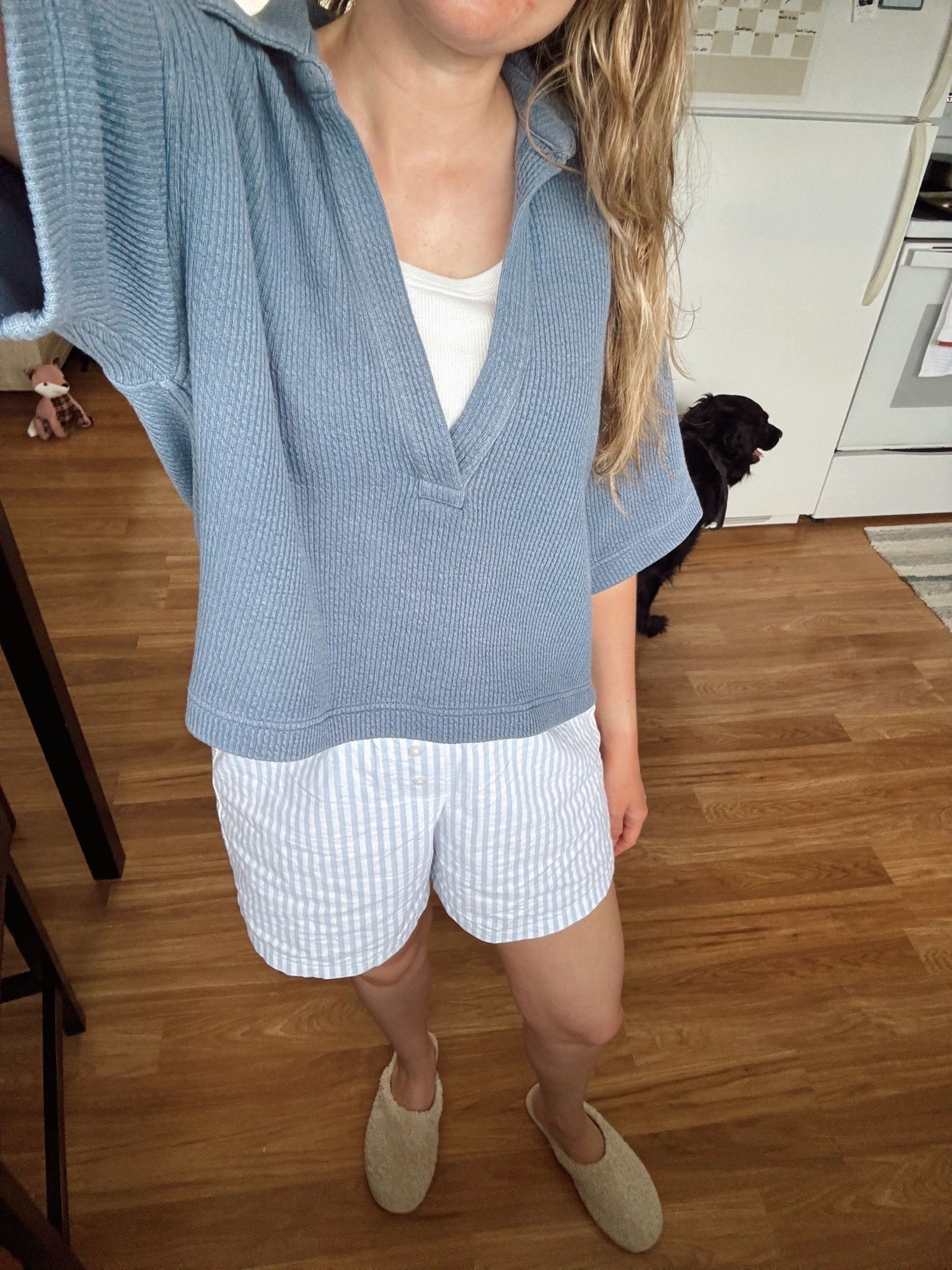 A moment for this blue outfit 🩵

Women’s fashion inspo brandy Melville John galt aerie casual outfit spring look style 

#LTKStyleTip #LTKFindsUnder50 #LTKSeasonal