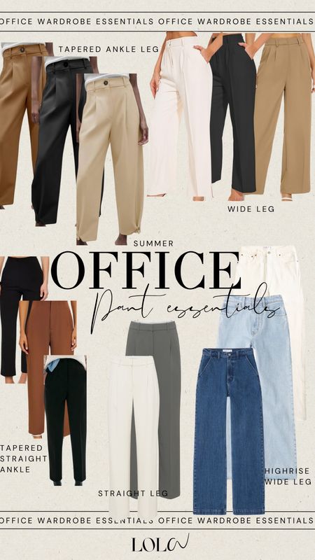 Summer office WORKWEAR pant options! 

#LTKU #LTKStyleTip #LTKWorkwear