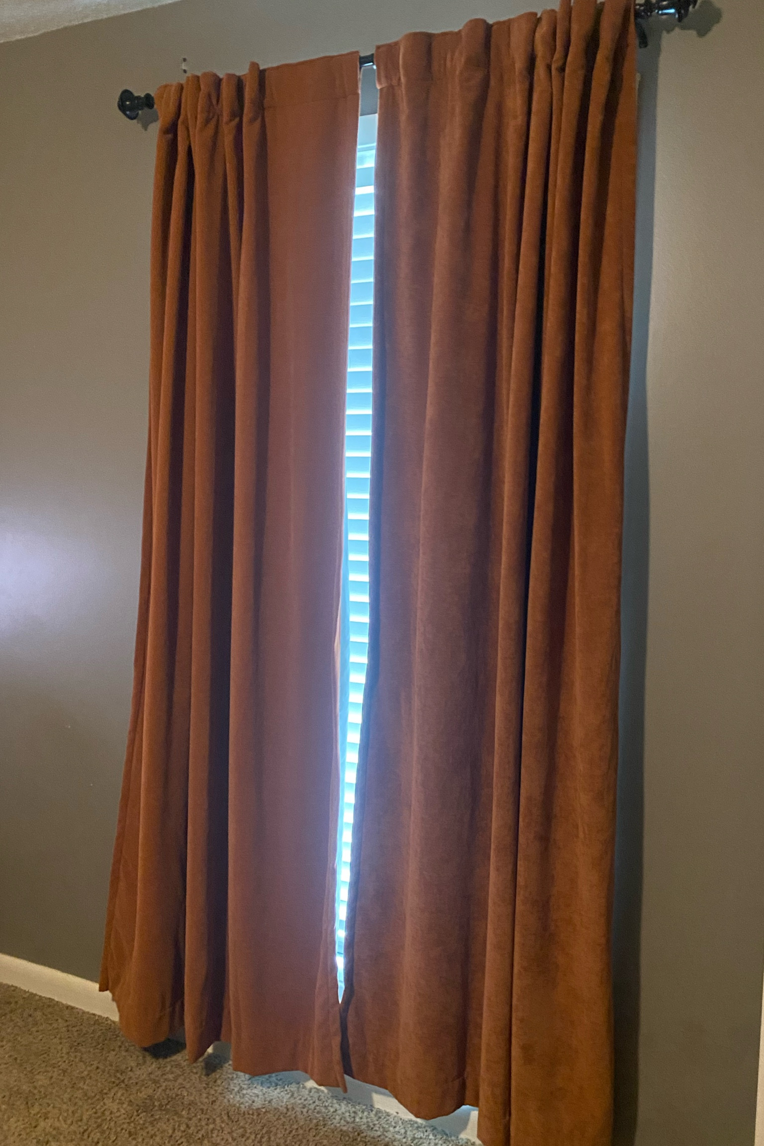 These matte velvet double lined blackout curtains are my favorite!!!! 

#LTKHome #LTKFindsUnder50 #LTKFamily