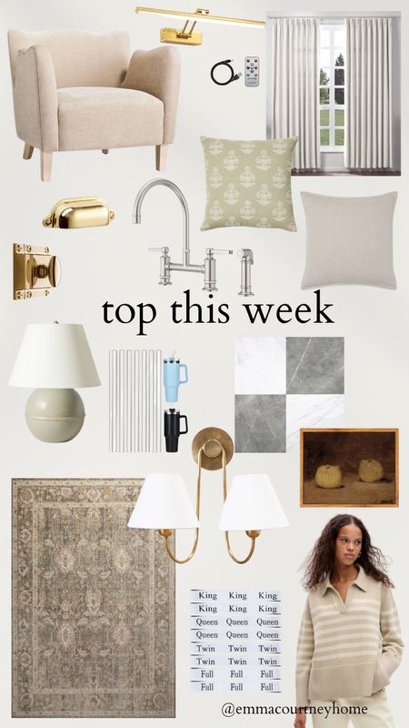 Top sellers this week including some of my finds from my trips to target, Amazon favourites, my favourite sweater and new sconce. Plus my living room rug!

#LTKhome #LTKstyletip #LTKsalealert