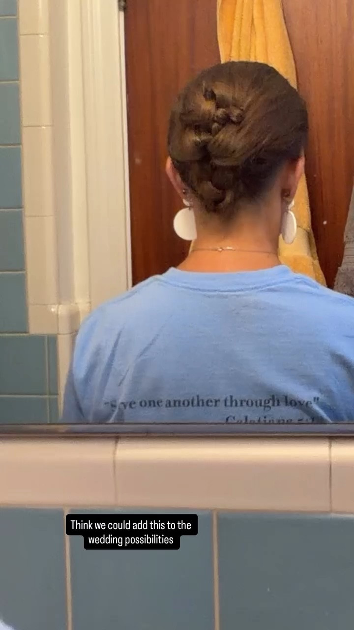 Think we could add this to the wedding possibilities


#LTKstorytime #LTKvlog #LTKBeauty #hairstyle

#LTKgrwm #LTKootd