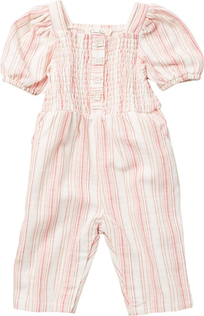 Puff Sleeve Smocked Jumpsuit | Nordstrom Rack