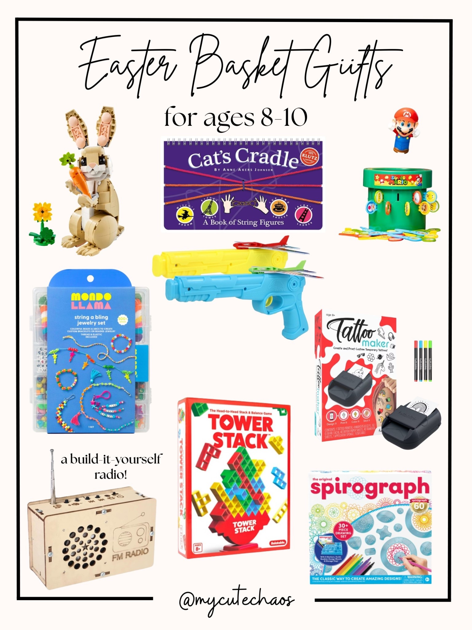 Easter basket gifts ages 8-10
Grade school gifts
Kid Easter gifts
Easter basket stuffers
Kid games, kid activitiess

#LTKKids