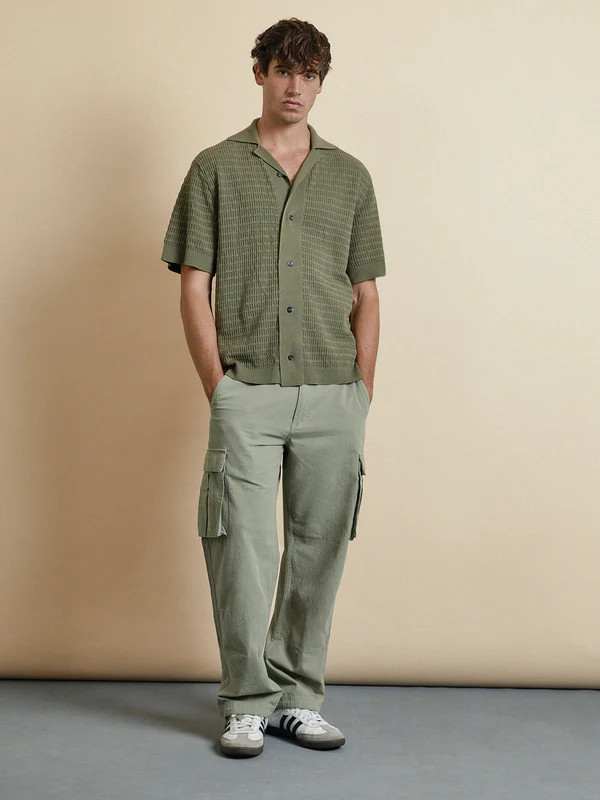 Zanito Knit Shirt in Olive | Glue Store (Australia & NZ)