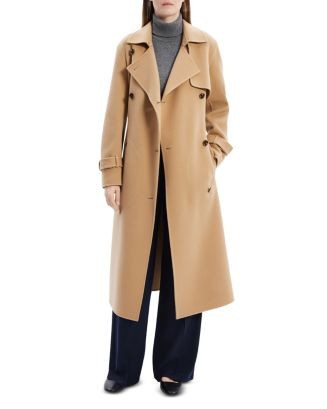 Theory New Divide Double Face Double Breasted Trench Coat  | Bloomingdale's Women | Bloomingdale's (US)