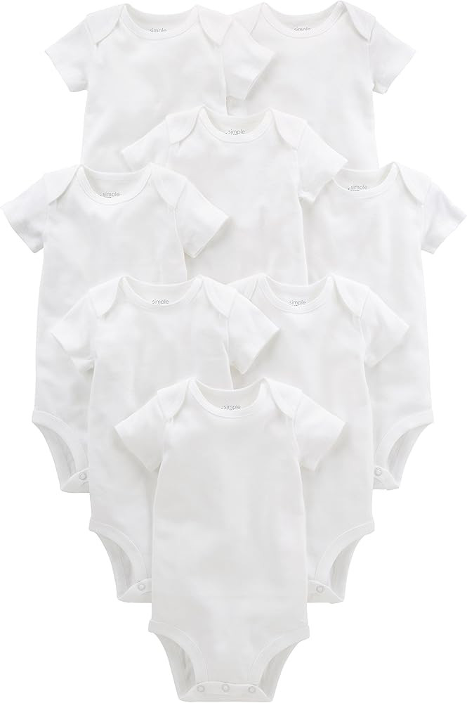 Simple Joys by Carter's Unisex-Baby 8-Pack Short-Sleeve Bodysuit | Amazon (US)