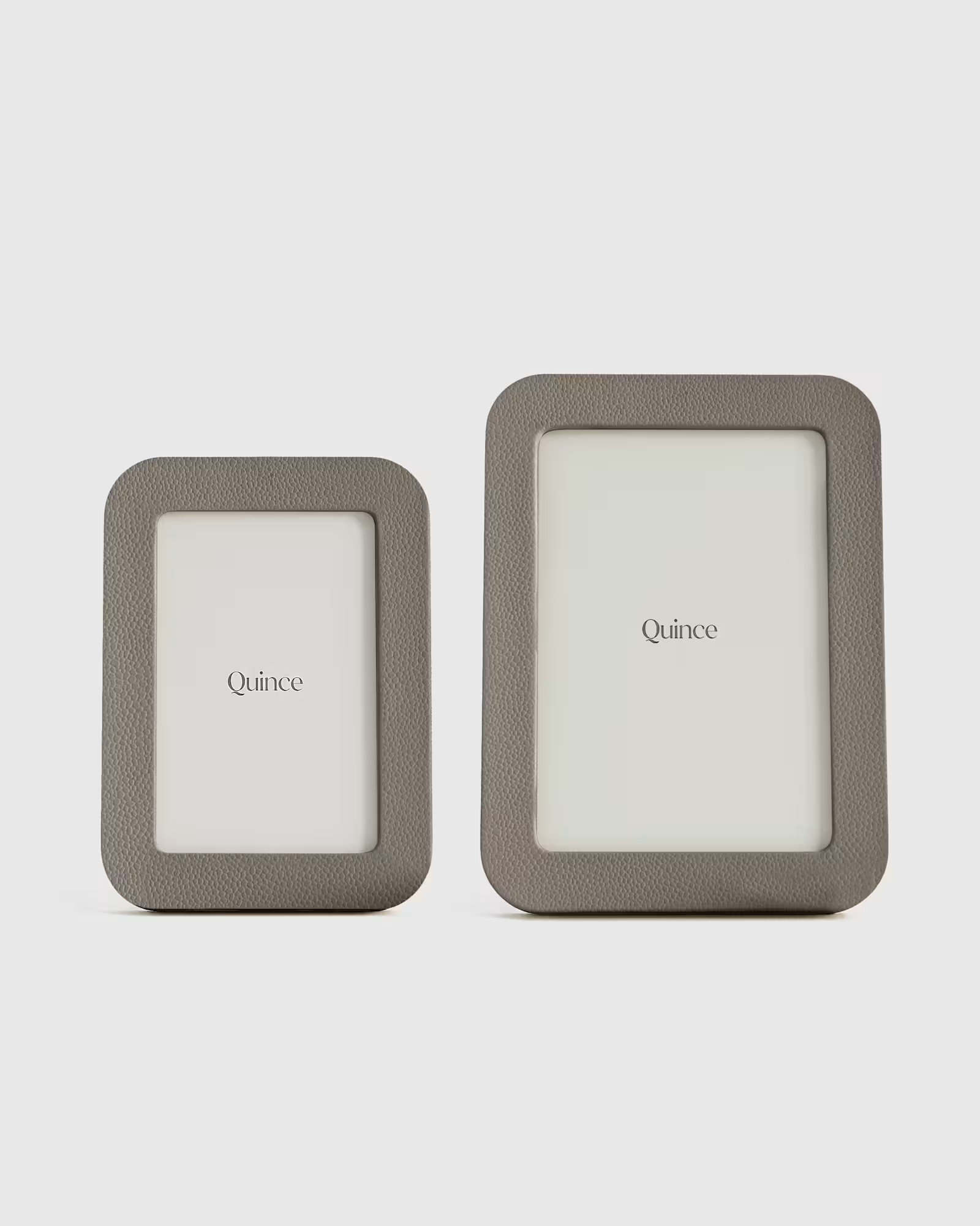Shagreen Picture Frames - (Set of 2) in Grey | Quince