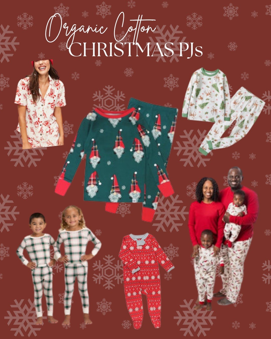 Matching Christmas PJs are officially out… and we went with cotton everything this year. 🎄🤍 At Balanced Friends we love choosing natural fibers for the whole family—softer on skin, breathable, and perfect for cozy mornings by the tree. I’m linking our favorite cotton sets in this post so you can shop the looks and keep your holiday moments comfy, simple, and healthy. ✨

#LTKCyberWeek #LTKHoliday #LTKGiftGuide