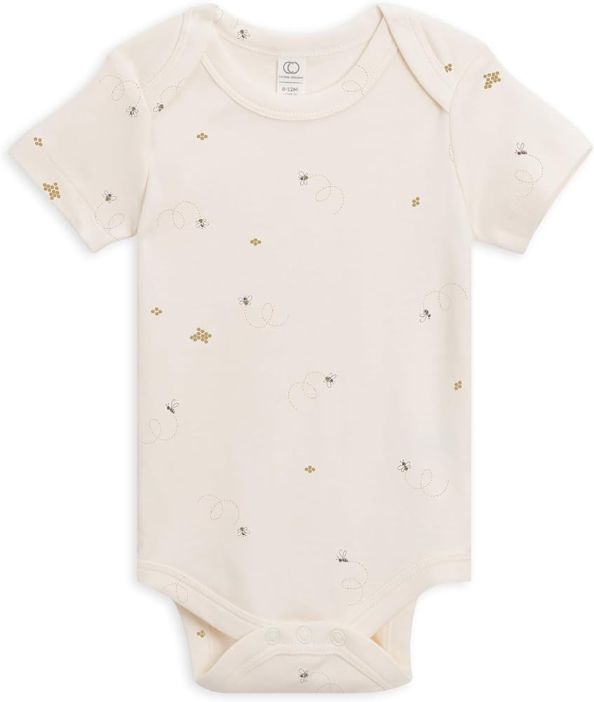 Classic Organic Baby Bodysuit with Short Sleeves by Colored Organics | Amazon (US)