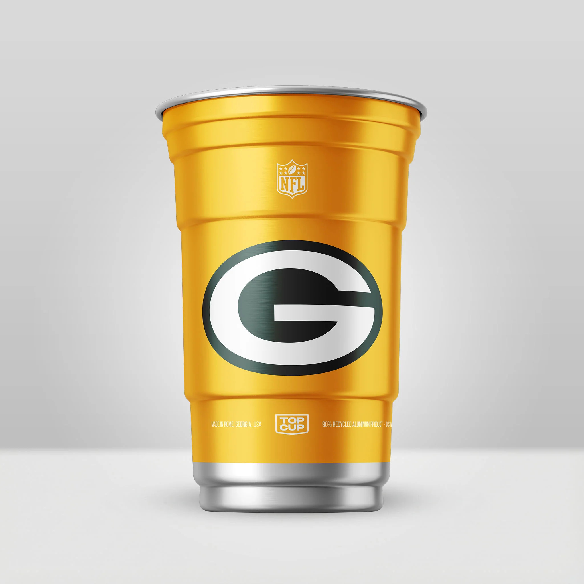 Top Cup Green Bay Packers NFL Aluminum Cup | Top Cup