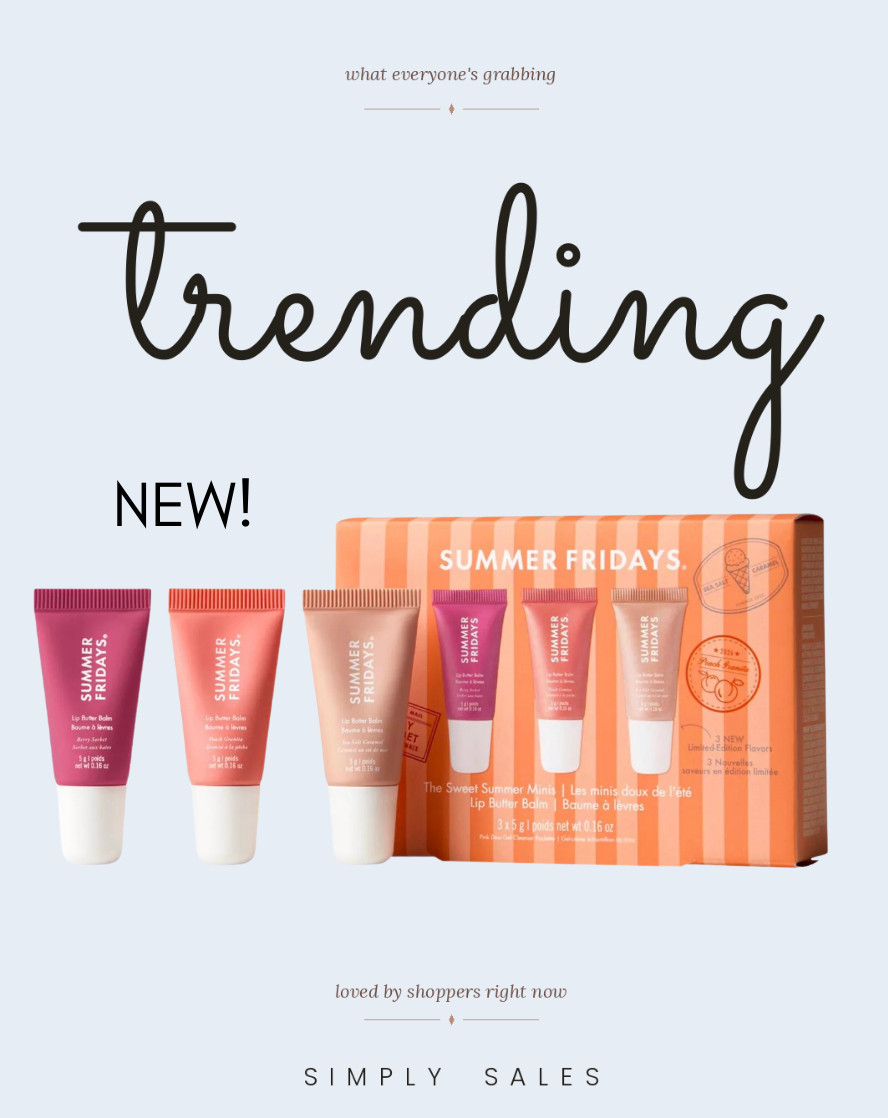 Summer Fridays Sweet Summer Minis • Sephora at Kohl's • Tween & Teen Gift Idea

Added 3 to my cart—one for me and one for each of my nieces. Birthday gifts done. 🎁

And the mini size is perfect because if I'm being realistic, there's a very good chance I'll lose at least one of these before summer ends. 😂

This limited-edition trio includes Berry Sorbet, Peach Granita, and Sea Salt Caramel for $22. Such a cute little gift for tweens, teens, or yourself.

Summer Fridays, Sephora at Kohl's, lip balm trio, beauty gifts, tween gifts, teen gifts, summer beauty, mini lip balm, Berry Sorbet, Peach Granita, Sea Salt Caramel, limited edition beauty, birthday gift ideas, Sephora finds

@kohls @summerfridays  

 #LTKSeasonal #LTKU #LTKBeauty