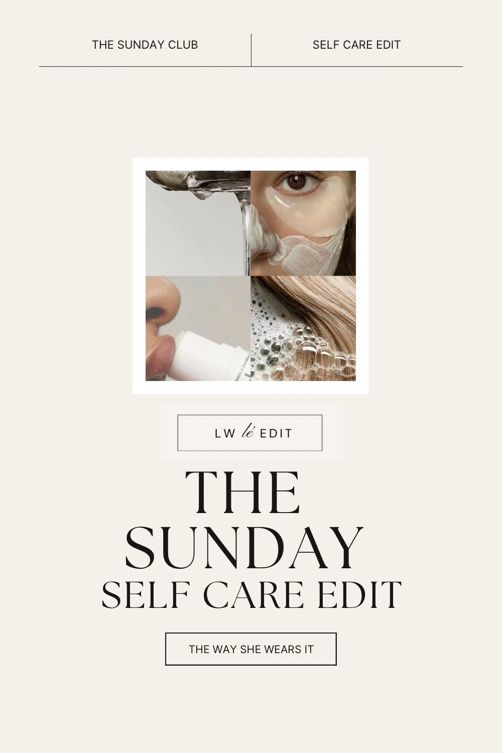 Sunday Self Care


#LTKGiftGuide #LTKStyleTip #LTKBeauty