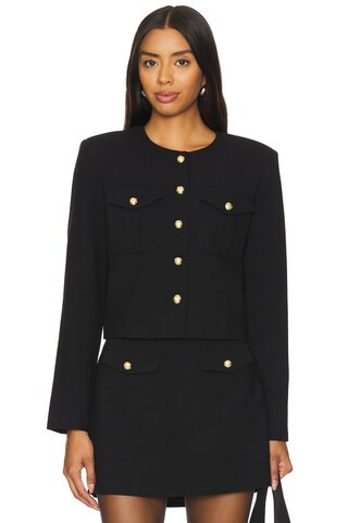 Steve Madden Cosette Jacket in Black Onyx from Revolve.com | Revolve Clothing (Global)