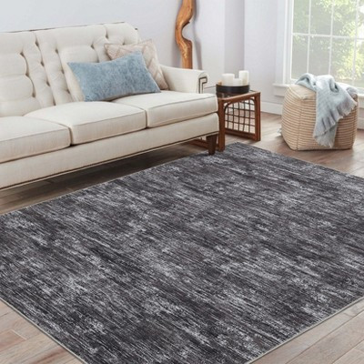 Modern Washable Rugs Abstract Area Rug Non Slip Low Pile Accent Rugs for Living Room Bedroom, 5'x7' | Target