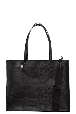 The Large Work Tote in Black Croc | Revolve Clothing (Global)