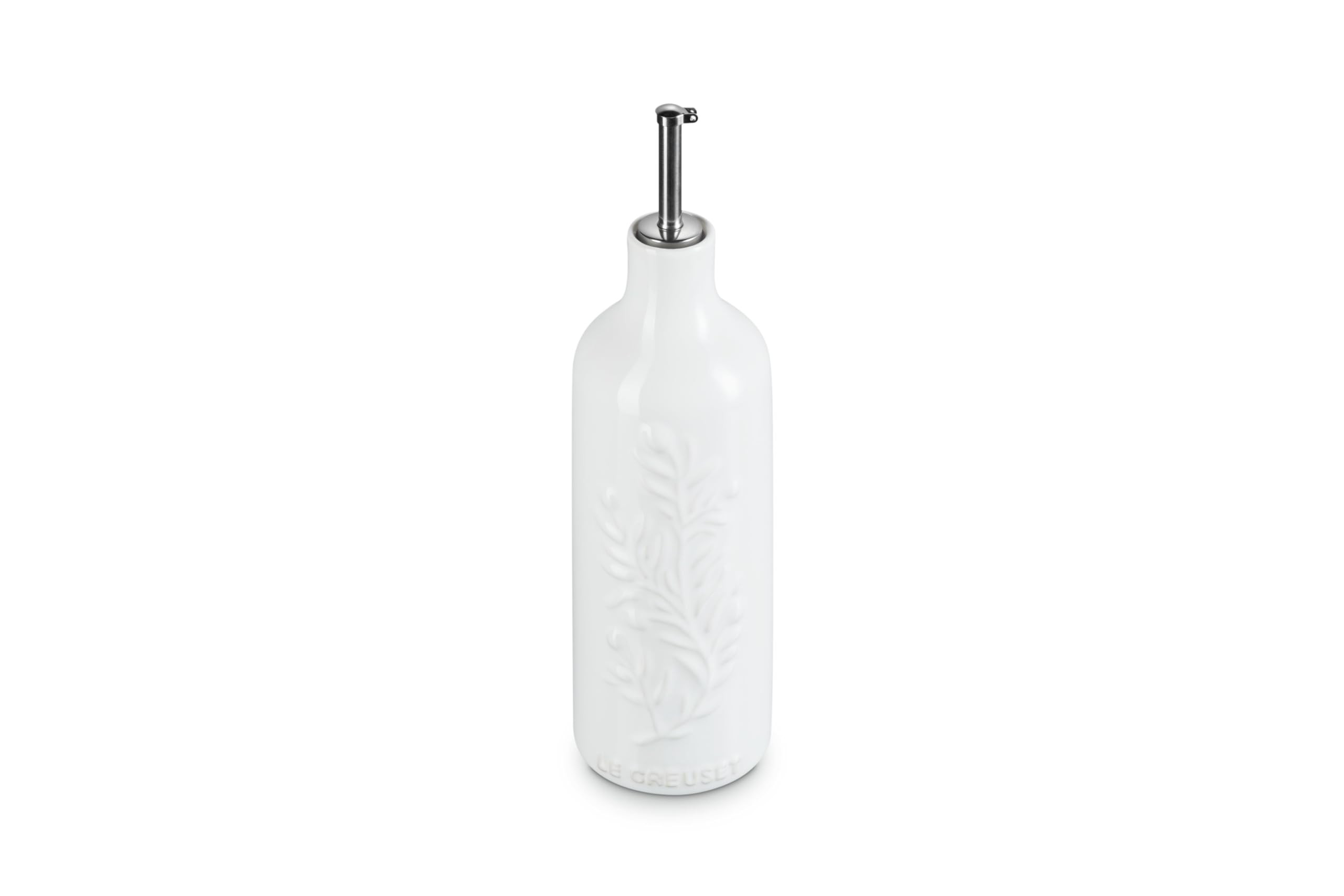 Le Creuset Stoneware Olive Branch Collection Oil Cruet, 20 oz., White | Amazon (US)