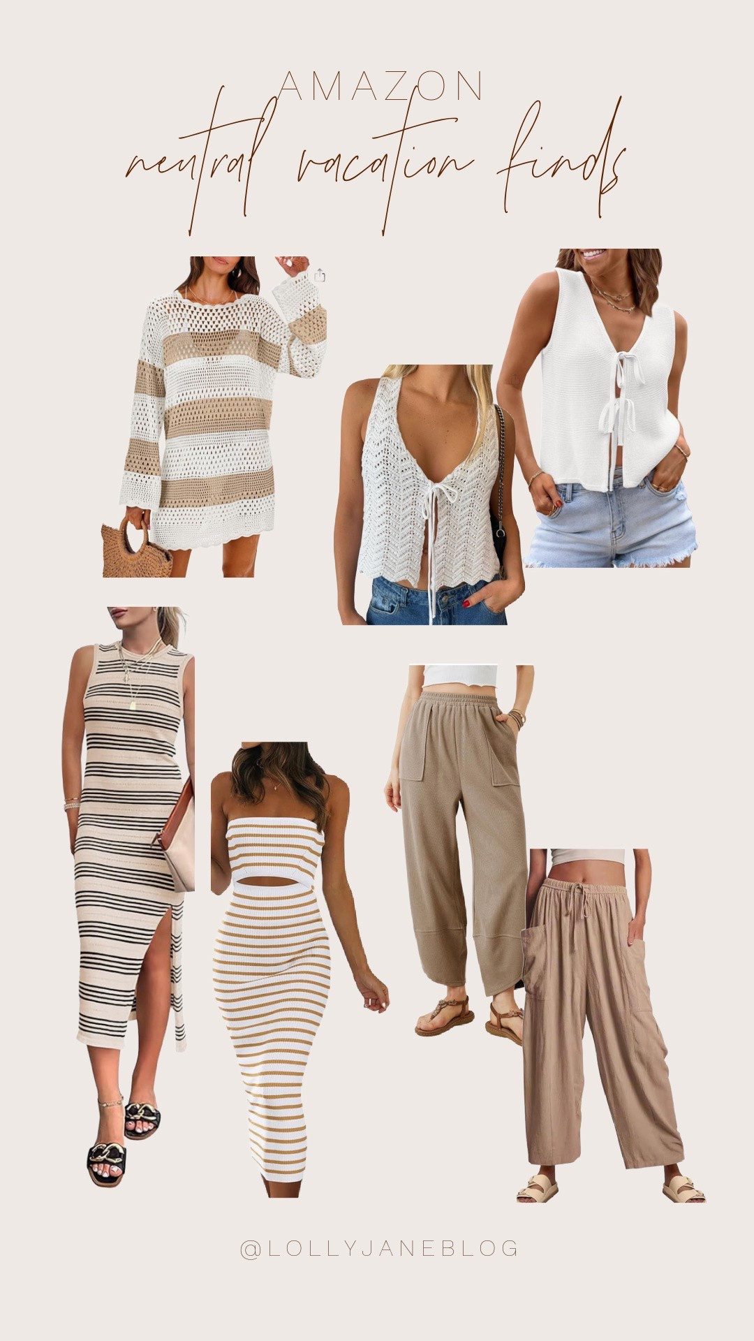 Amazon has all the neutrals and all the stripes perfect for this summer for any vacation! I am absolutely obsessed with all of these baggy linene pants, striped dresses, and of course these flowy white tops!! 💛

#LTKSwim #LTKSeasonal #LTKStyleTip