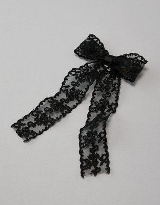 AE Lace Bow Clip | American Eagle Outfitters (US & CA)