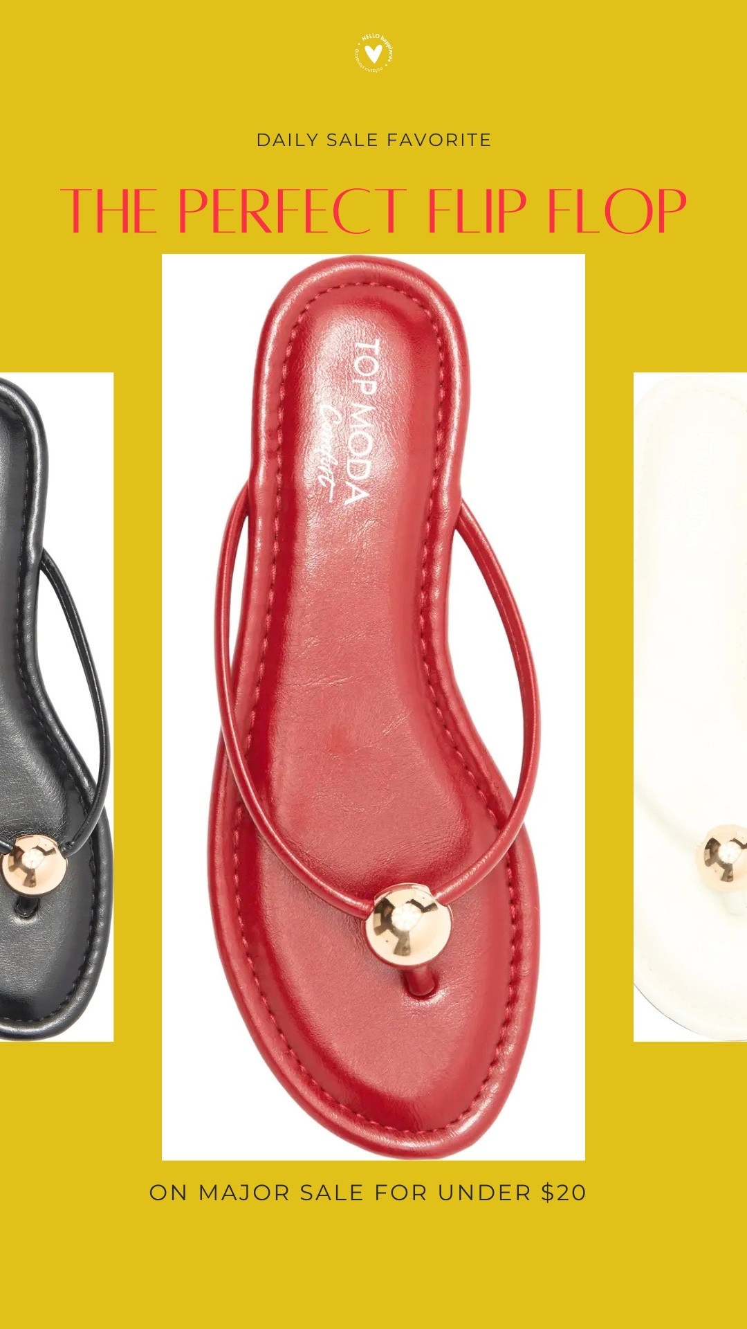 under $20 flip flips in lots of colors!

#LTKSeasonal #LTKSaleAlert