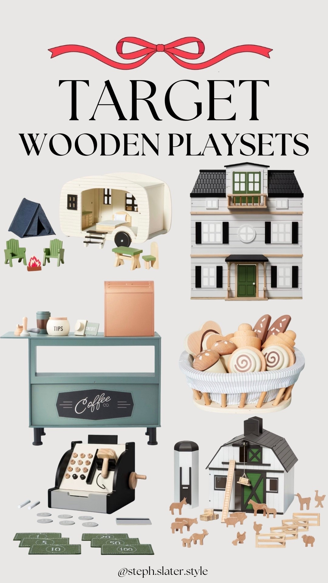 The cutest wooden toy sets from Target  that make great gifts for the kids! 

#LTKGiftGuide #LTKKids