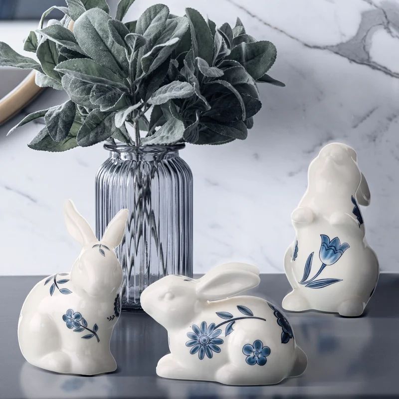 3 Piece Floral Bloomsbury Bunny Set | Wayfair Professional