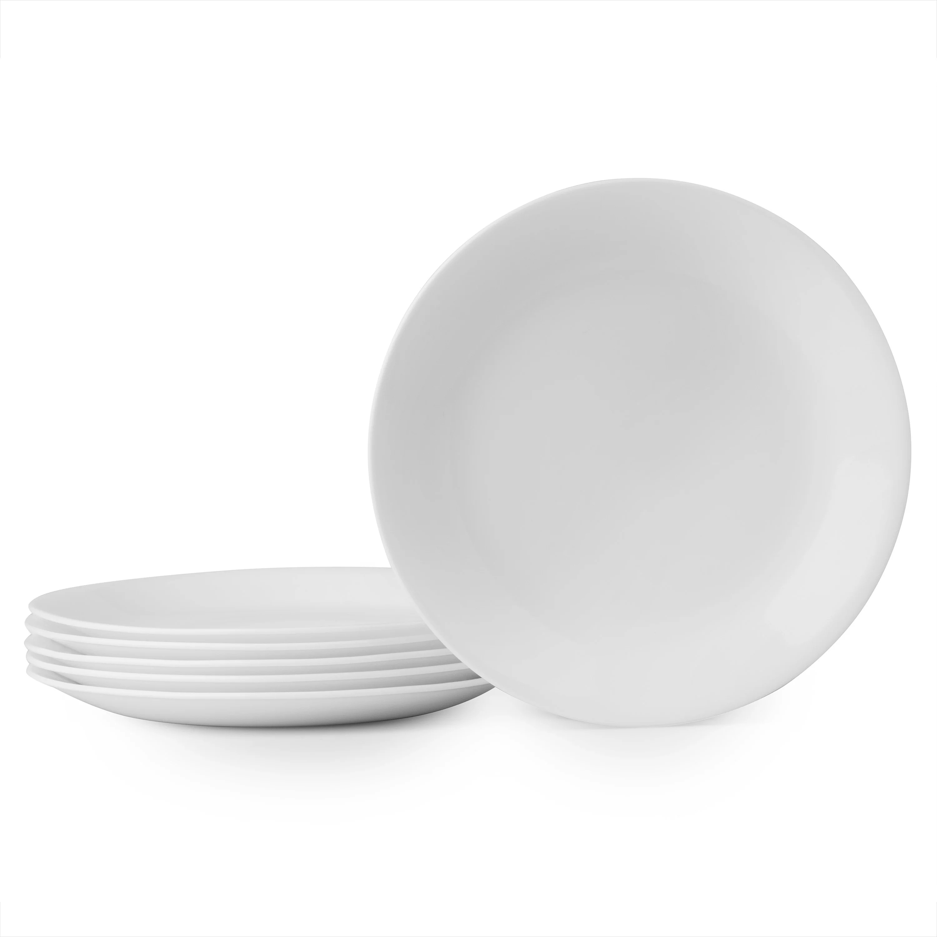Corelle Winter Frost White 8.5" Glass Salad Plate (Set of 6) - Walmart.com | Walmart (US)