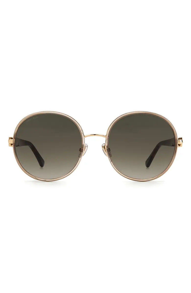 Pams 57mm Round Sunglasses | Nordstrom