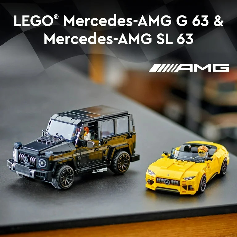 LEGO Speed Champions Mercedes-AMG G 63 & Mercedes-AMG SL 63 Toy Cars - Building Toys Set for Boys... | Walmart (US)
