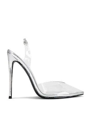 FEMME LA Macallan Slingback Pump in Platinum from Revolve.com | Revolve Clothing (Global)